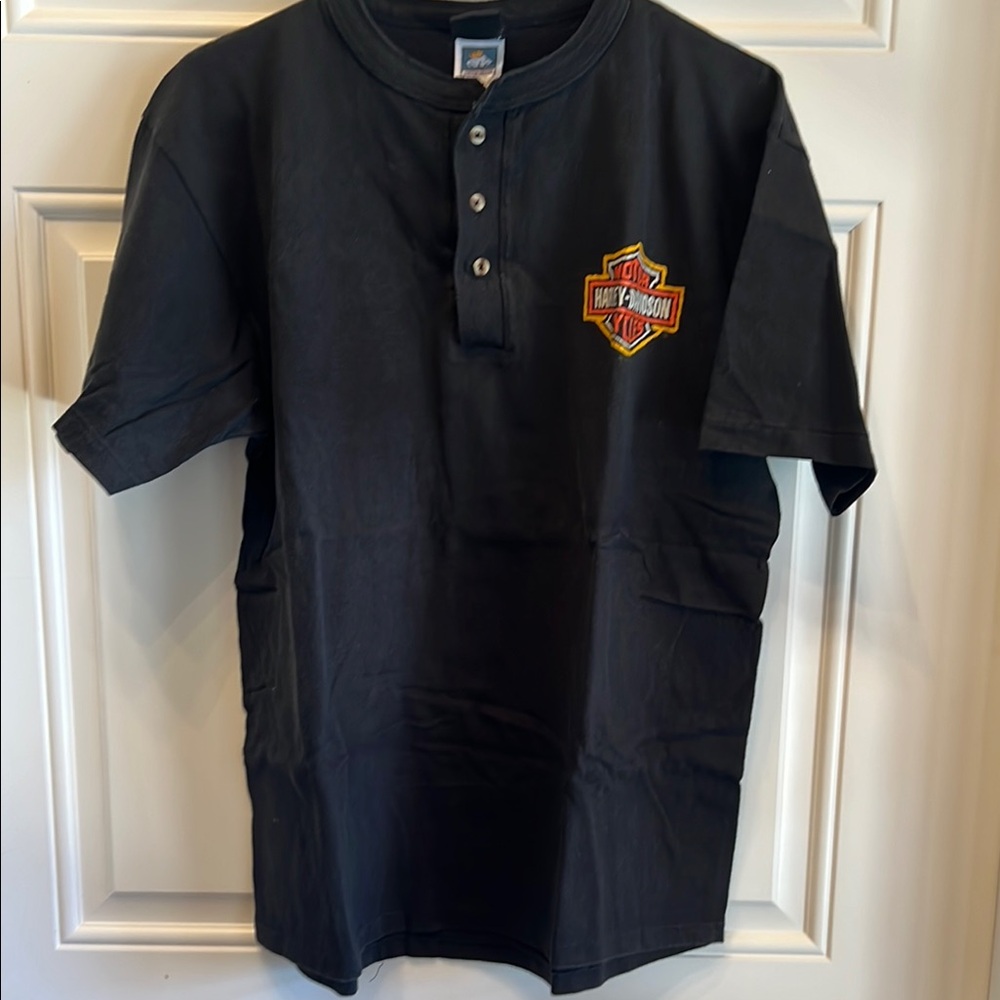 Harley-Davidson Black Short Sleeve Tee with Iconic Logo